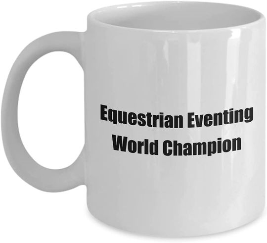 Discover Unusual New Foreign Sports Equestrian Eventing World Champion Coffee Mug For Dad Bro Uncle