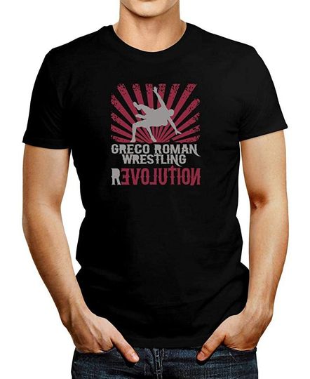 Discover Idakoos Greco Roman Wrestling Revolution T Shirt