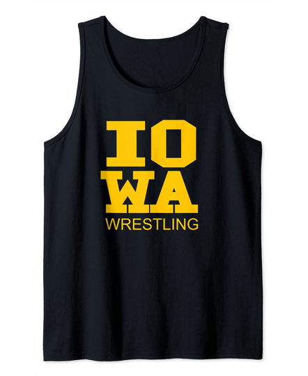 Discover I Love Iowa Wrestling Freestyle Wrestler The Hawkeye State Tank Top