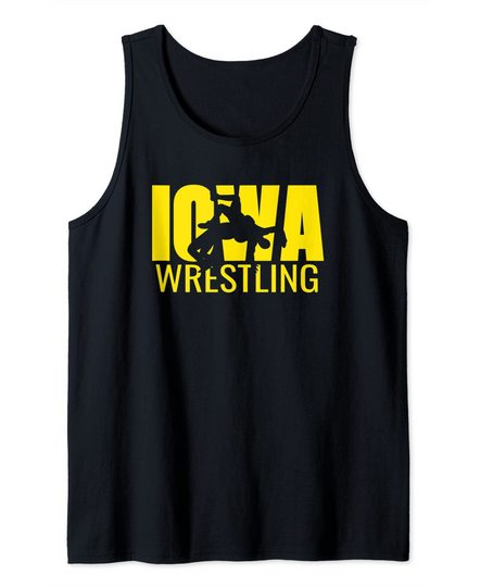 Discover Iowa Wrestling Freestyle Wrestler Gift The Hawkeye State Tank Top