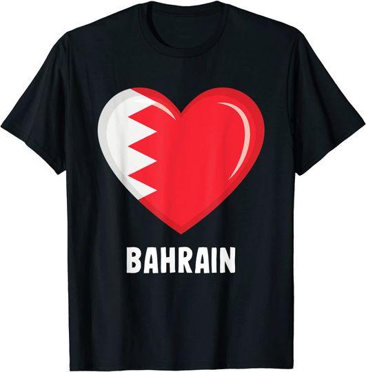 Discover Bahrain Flag T Shirt