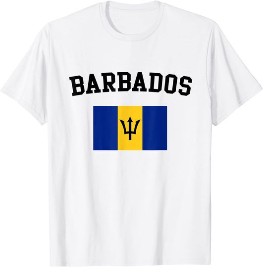 Discover Barbadian Pride Flag T Shirt