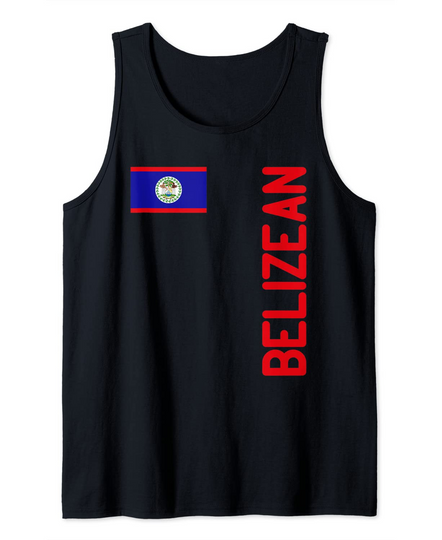 Discover Belizean Flag And Roots Tank Top