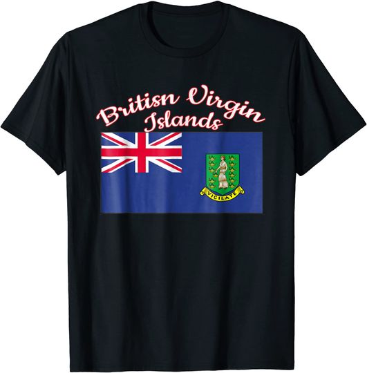 Discover British Virgin Islands Flag T Shirt