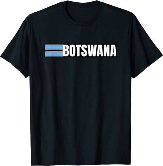 Discover Botswana Flag T Shirt