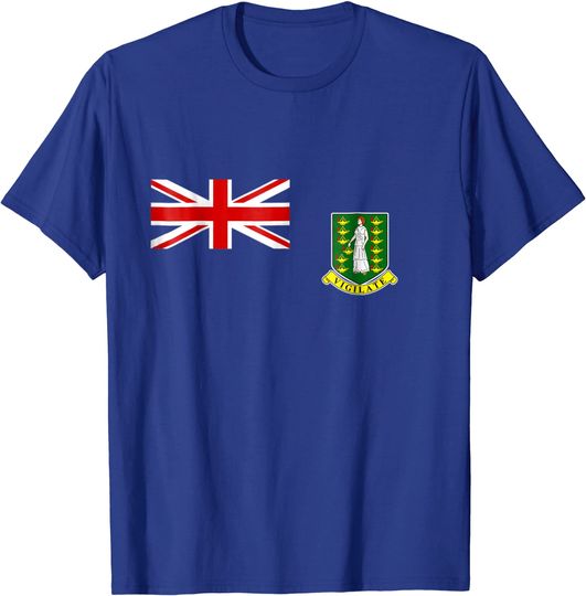 Discover The British Virgin Islands Flag BVI T Shirt