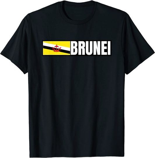 Discover Brunei Flag T Shirt