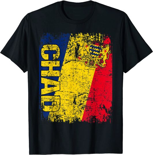 Discover CHAD Flag Vintage T-Shirt
