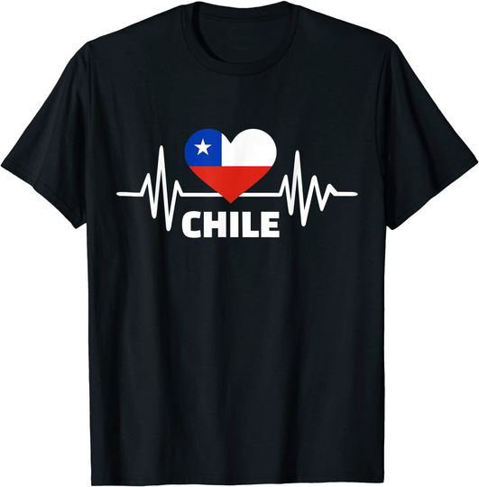 Discover Chile heartbeat T-Shirt