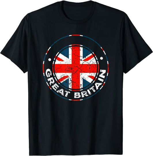 Discover England British Flag England UK Great Britain T Shirt