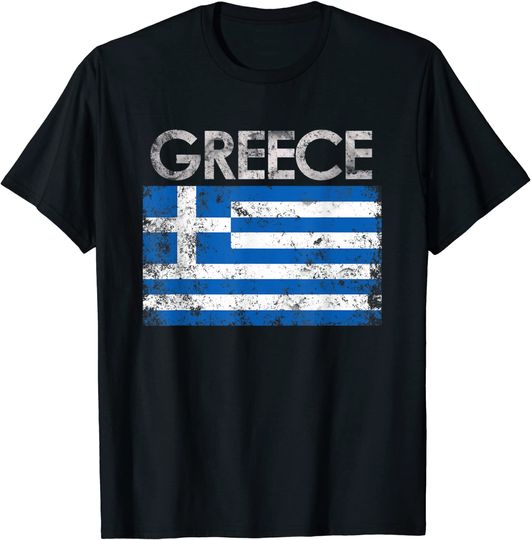 Discover Greece Greek Flag Pride T Shirt