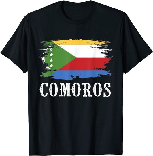 Discover Vintage Comoros Flag T-Shirt