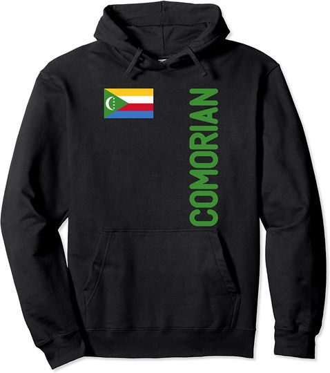 Discover Comorian Flag And Roots Pullover Hoodie