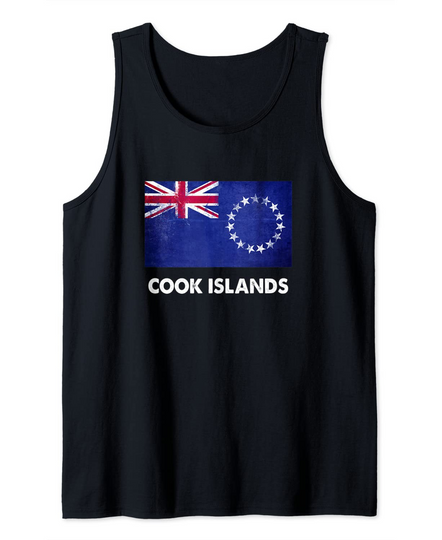 Discover Cook Islands Maori Cook Islands Flag Tank Top