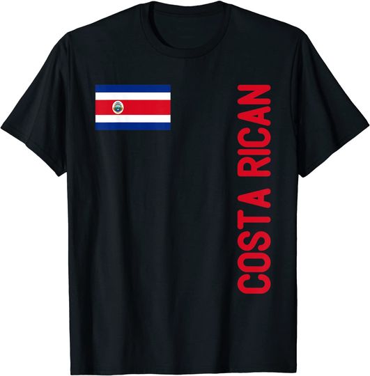 Discover Costa Rican Flag And Costa Rica Roots T-Shirt