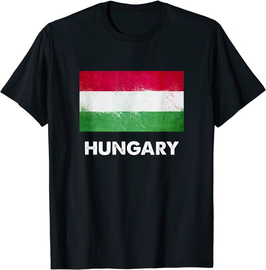 Discover Hungary Flag T Shirt