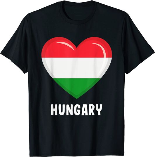 Discover Hungary Flag  T Shirt