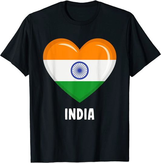 Discover India Flag Indian T Shirt