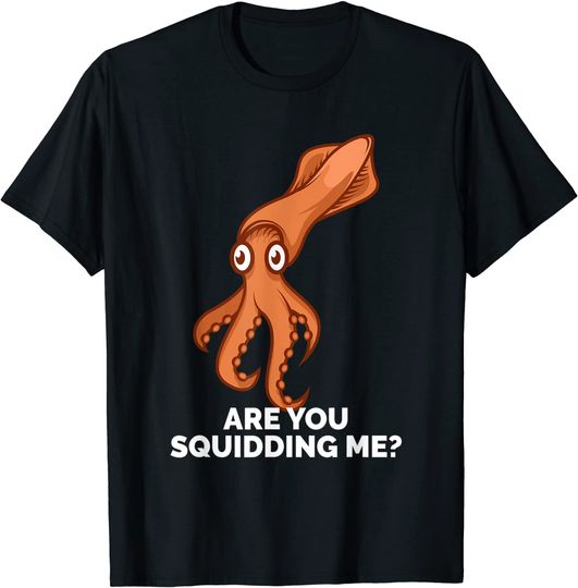 Discover Are You Squidding me? Person And Joker TT Shirt