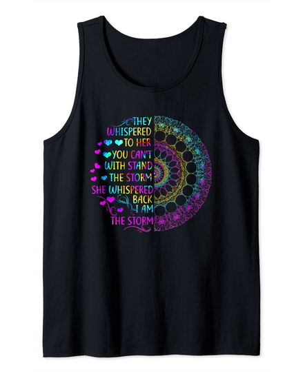 Discover Woman Strong Girls Hippie Shirt I am The Storm Gift Tank Top