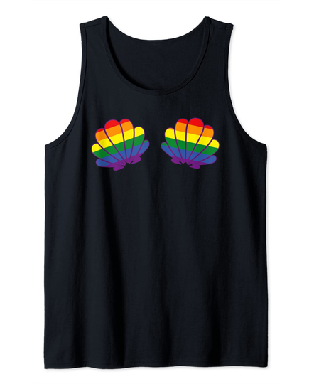 Discover LGTBQ Pride Gay Lesbian Rainbow Flag Tank Top