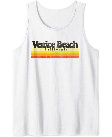 Discover Vintage Retro 70s 80s Venice Beach, CA Tank Top