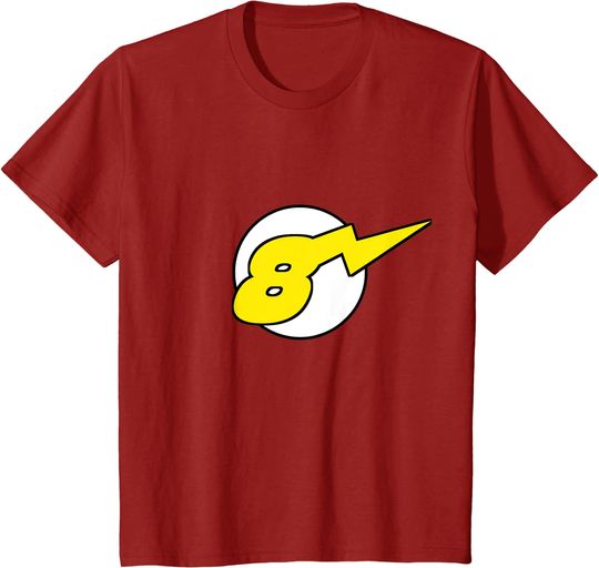 Discover Kids 8 Years Old Fastest Superhero 8th Birthday Party Boys Girls T-Shirt