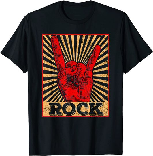 Discover Vintage Rock n Roll Rock Concert Band Retro T Shirt