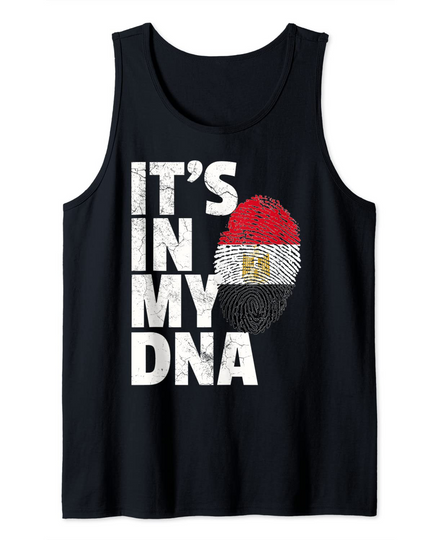 Discover IT'S IN MY DNA Egypt Flag Tank Top