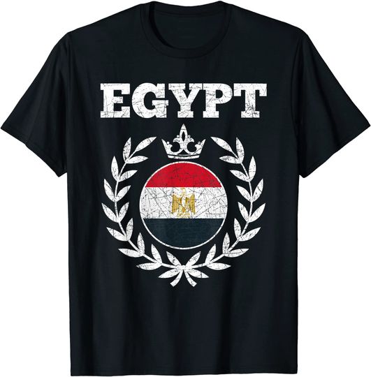 Discover National Flag Egypt T-Shirt