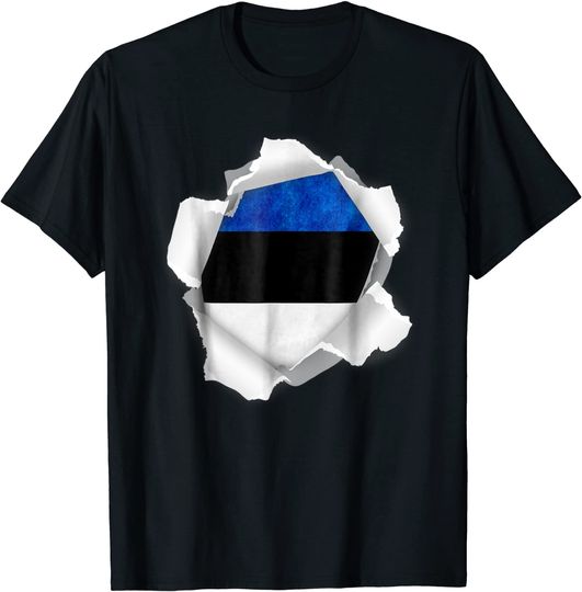 Discover Estonia Flag T-Shirt