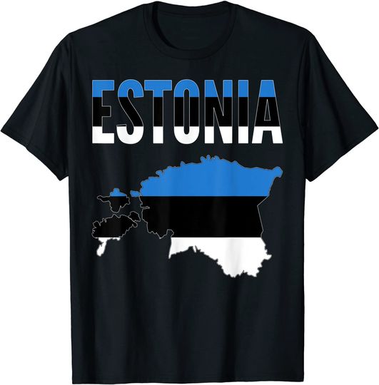 Discover Estonian Gift Flag T-Shirt