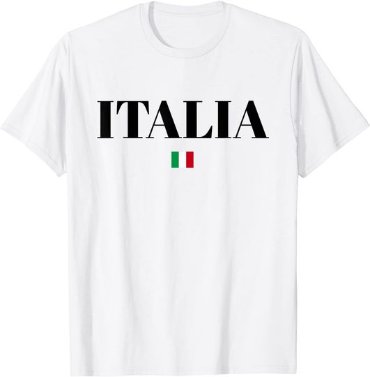 Discover ITALIA Flag T Shirt