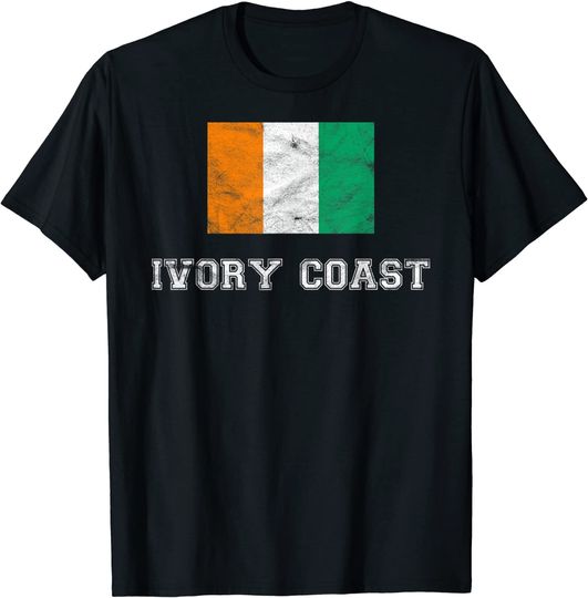 Discover Ivory Coast Flag T Shirt