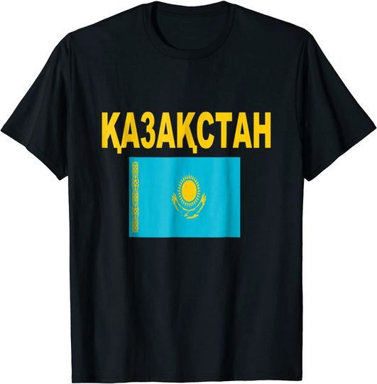 Discover Kazakhstan Flag Cool Kazakh Flags T Shirt