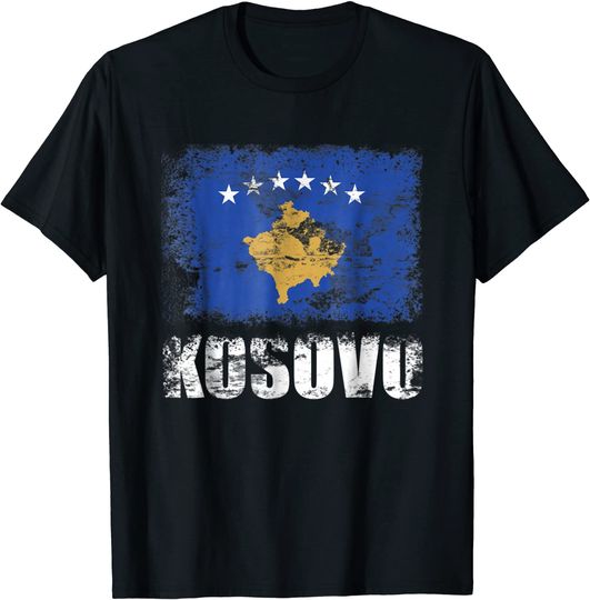 Discover Kosovo Flag T Shirt