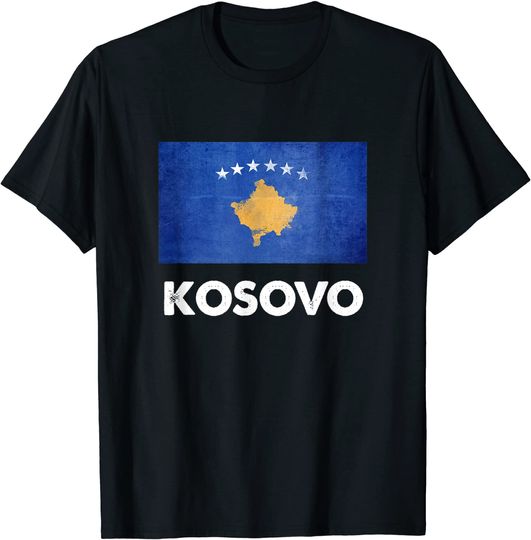 Discover Kosovo Flag T Shirt
