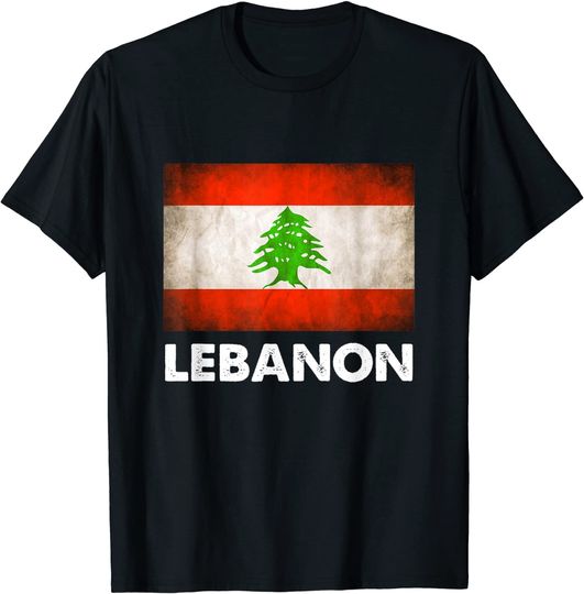 Discover Lebanese Flag T Shirt