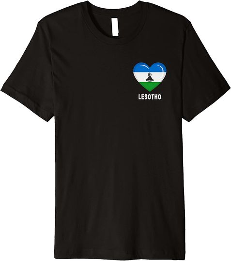 Discover Lesotho Flag Mosotho Premium T Shirt