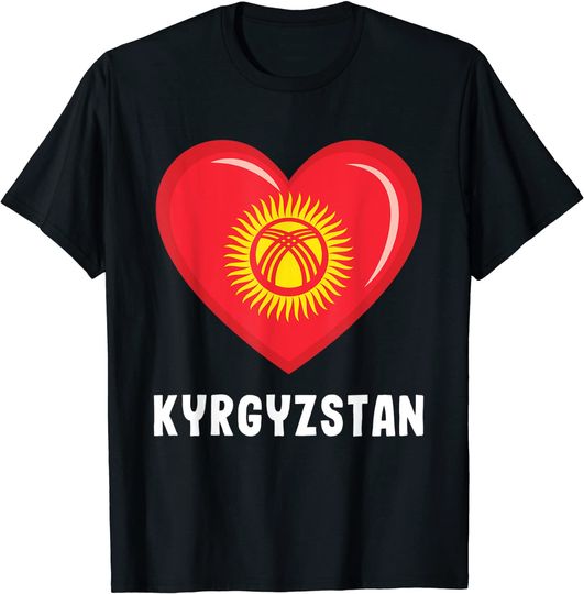Discover Kyrgyzstani Flag  T Shirt