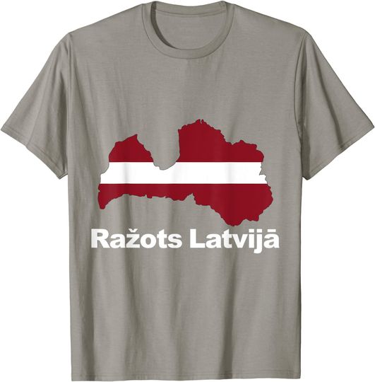 Discover Made In Latvia Flag Proud Latvija Roots T Shirt