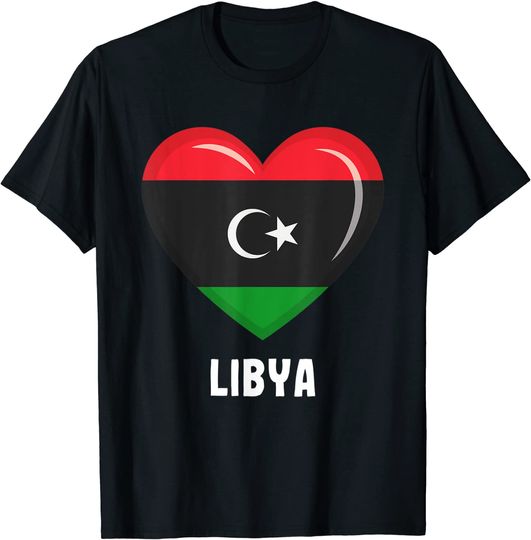 Discover Libya Flag Shirt  T Shirt