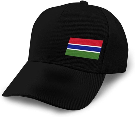 Discover Inspier White Flag of The Gambia Baseball Hat