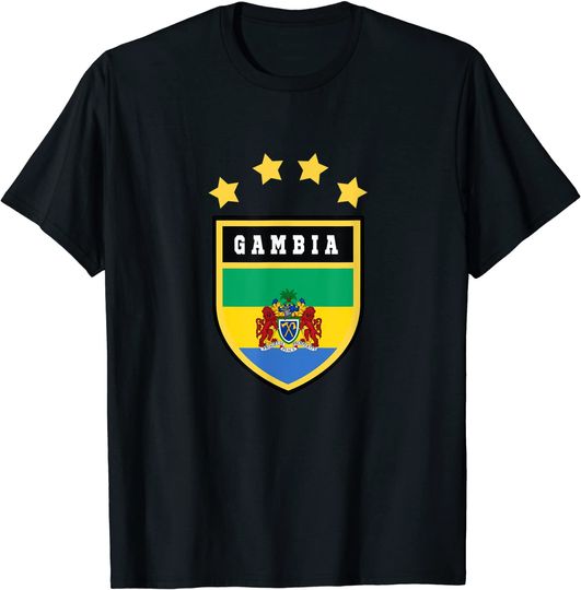 Discover Gambia Coat of Arms of Coat of arm Flag Gambians T-Shirt