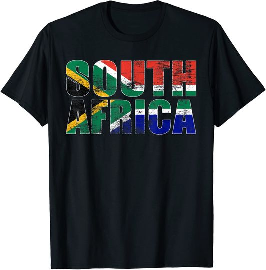Discover South Africa Flag African Pride T-Shirt