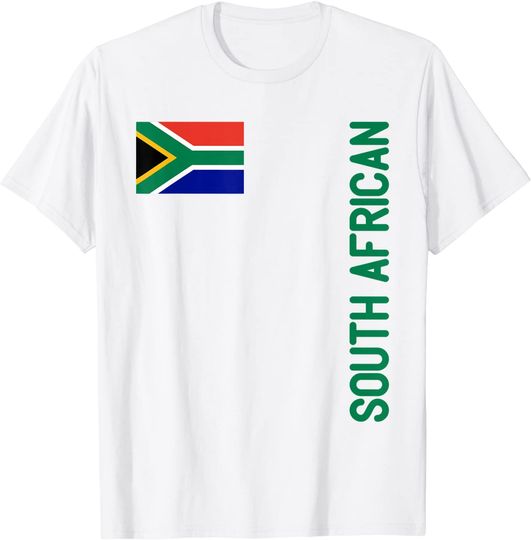 Discover South African Flag And South Africa Roots T-Shirt
