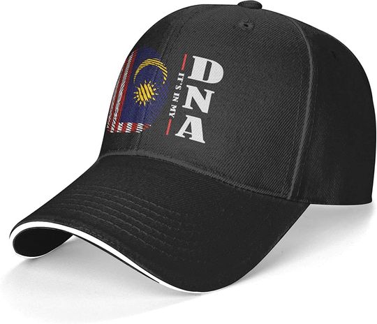 Discover Its in My DNA Malaysia Flag Baseball Cap