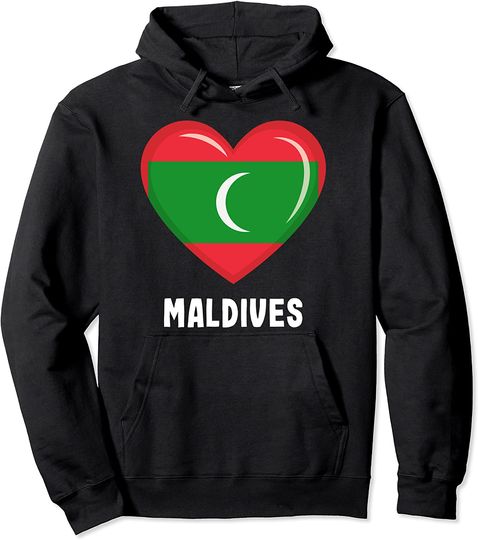 Discover Maldives Flag Hoodie