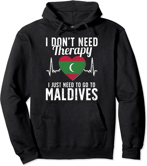 Discover Maldivian Flag Pullover Hoodie