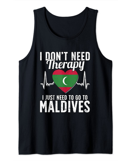 Discover Maldivian Flag Tank Top